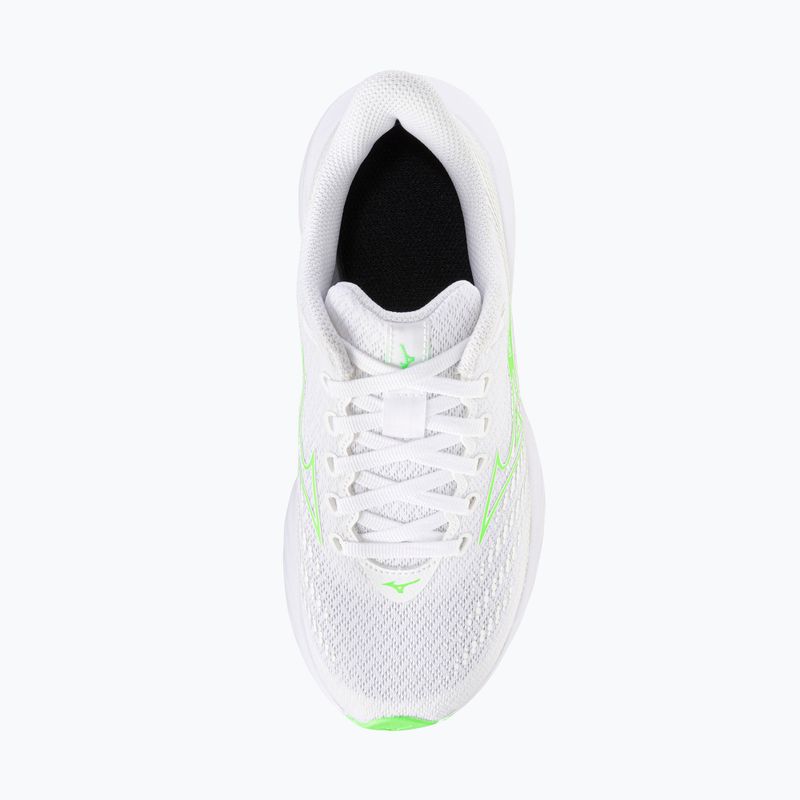 Buty do biegania dziecięce Mizuno Enerzy Rider Jr white/glowing apple 5