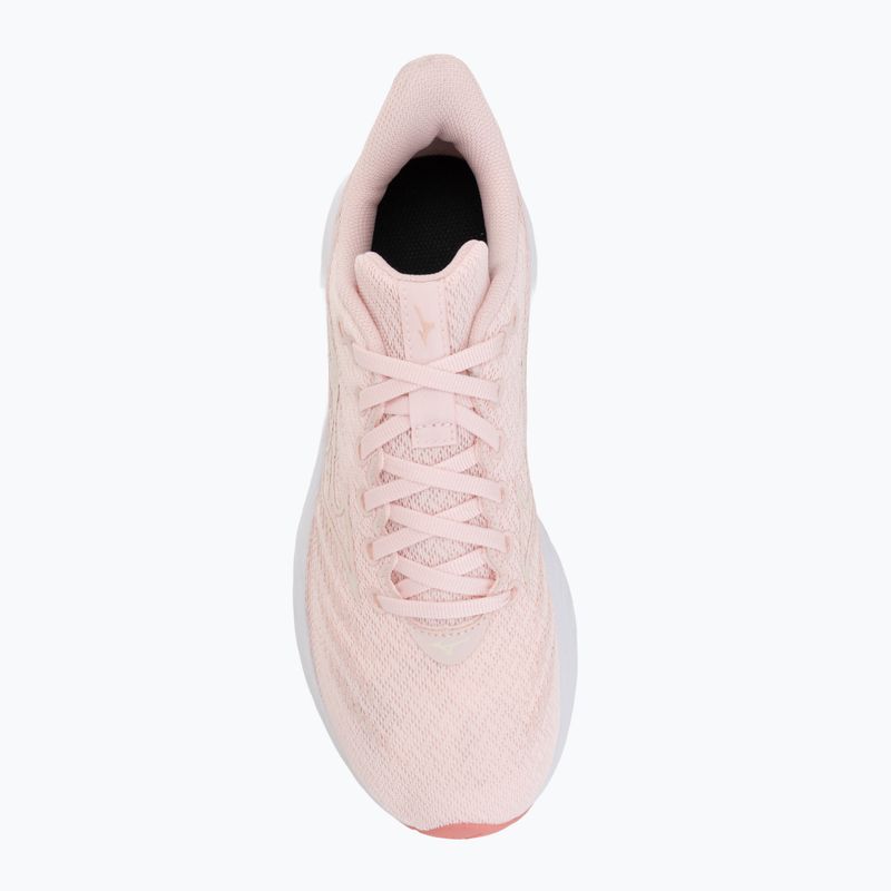 Buty do biegania dziecięce Mizuno Enerzy Rider Jr pinkesque/silver 5