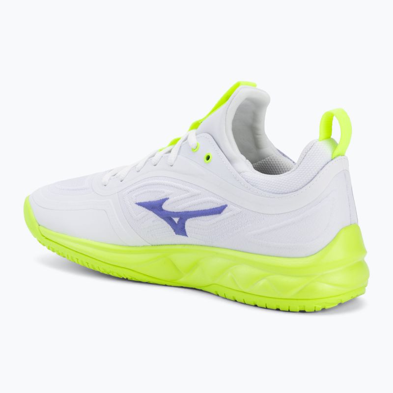 Buty do siatkówki Mizuno Wave Luminous 3 white/lightning yellow/dazzling blue 3