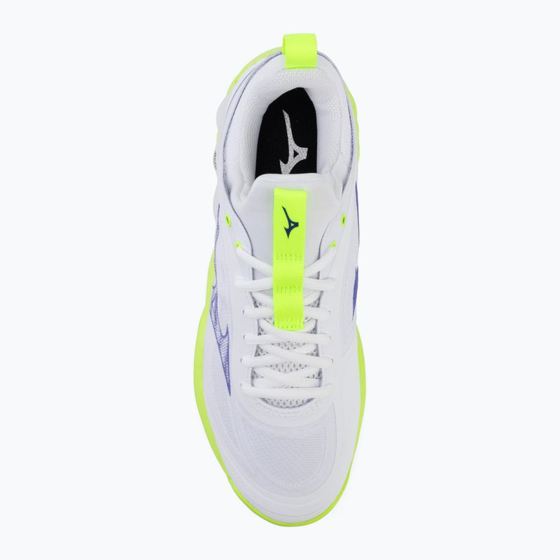 Buty do siatkówki Mizuno Wave Luminous 3 white/lightning yellow/dazzling blue 5