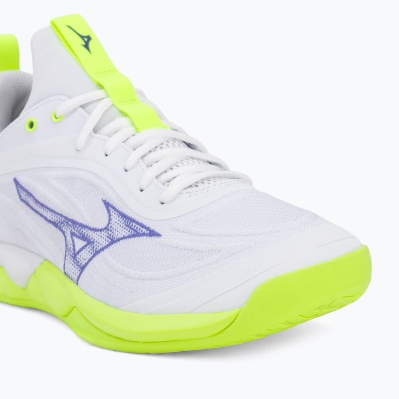 Buty do siatkówki Mizuno Wave Luminous 3 white/lightning yellow/dazzling blue 7