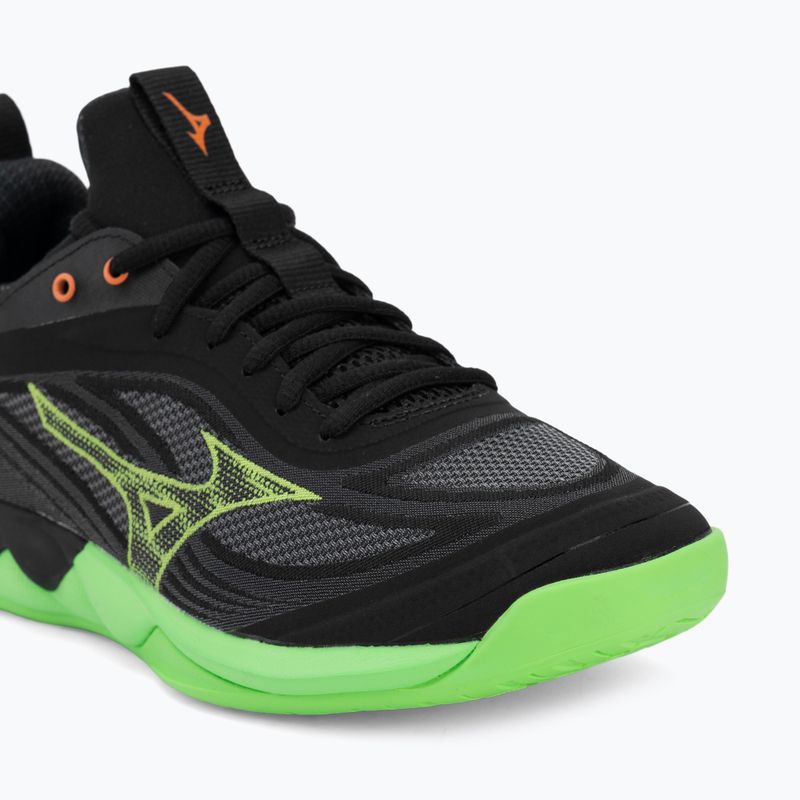 Buty do siatkówki Mizuno Wave Luminous 3 black/glowing apple/mandarin orange 7