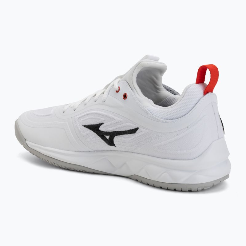 Buty do siatkówki Mizuno Wave Luminous 3 white/black/fiery red 3