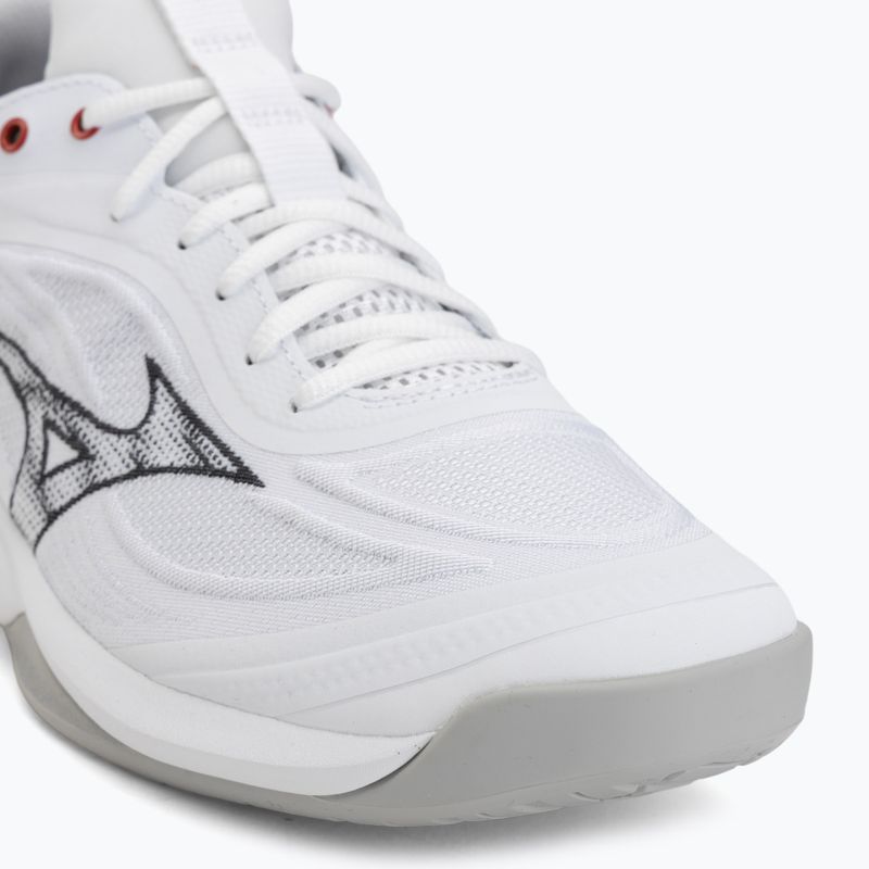 Buty do siatkówki Mizuno Wave Luminous 3 white/black/fiery red 7