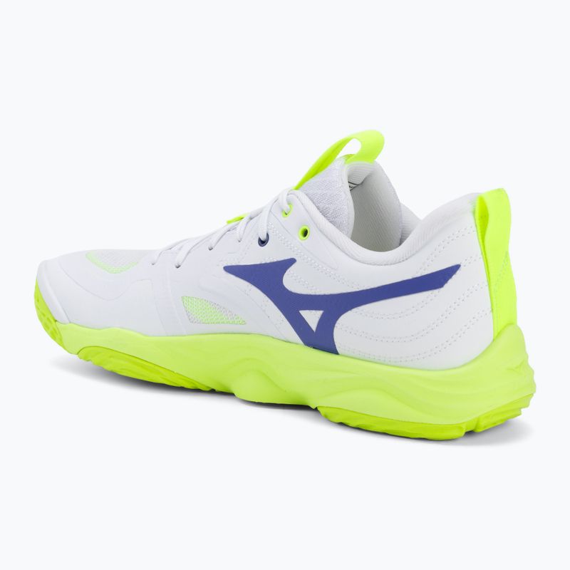 Buty do siatkówki Mizuno Wave Momentum Elite white/lightning yellow/dazzling blue 3