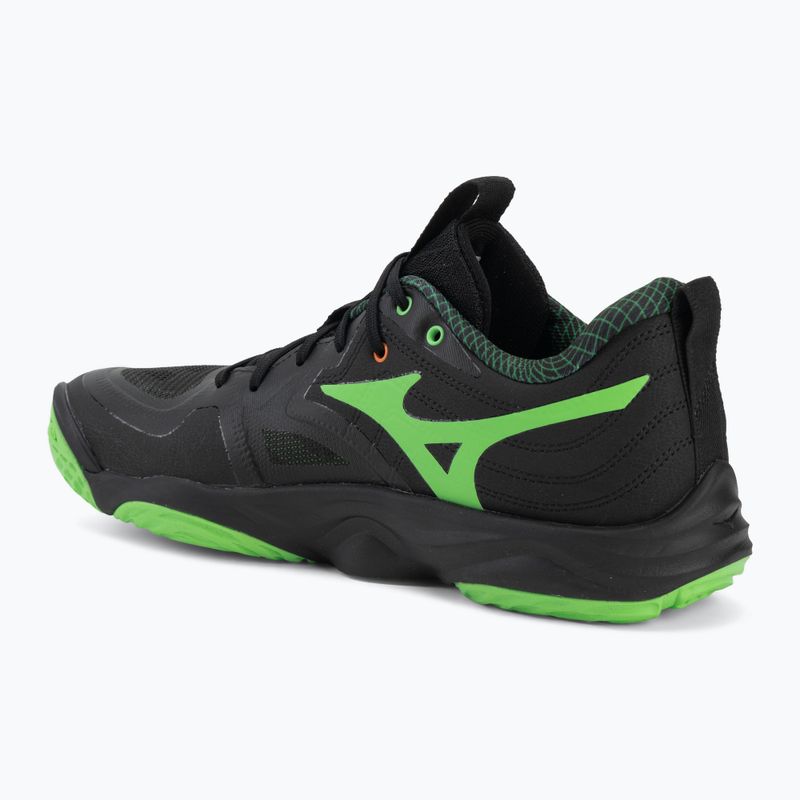 Buty do siatkówki Mizuno Wave Momentum Elite black/glowing apple/mandarin orange 3