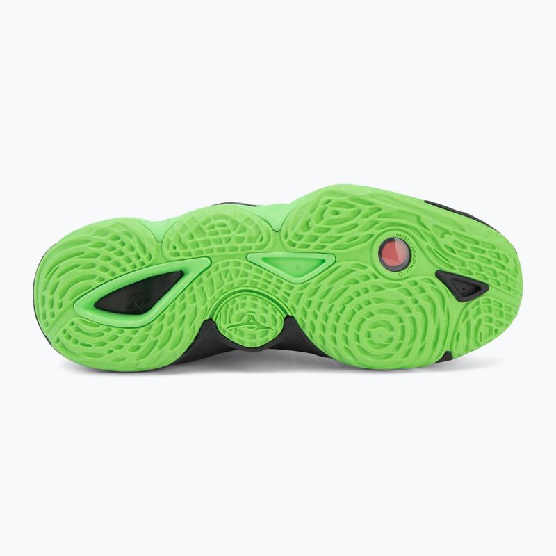 Buty do siatkówki Mizuno Wave Momentum Elite black/glowing apple/mandarin orange 4