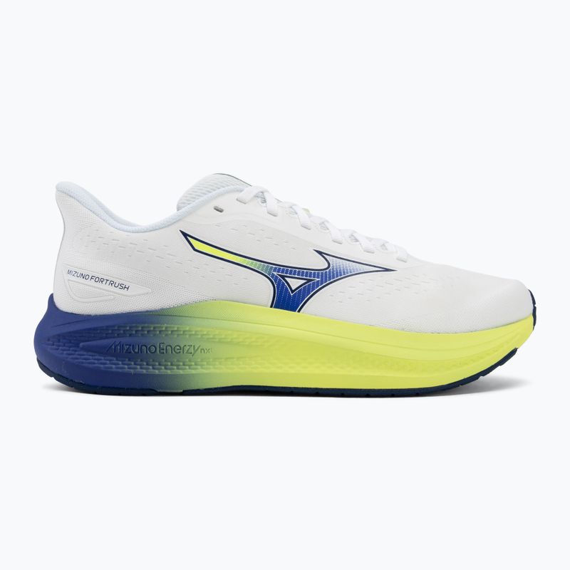 Buty do biegania męskie Mizuno Fortrush white/estate blue/lightning yellow 2