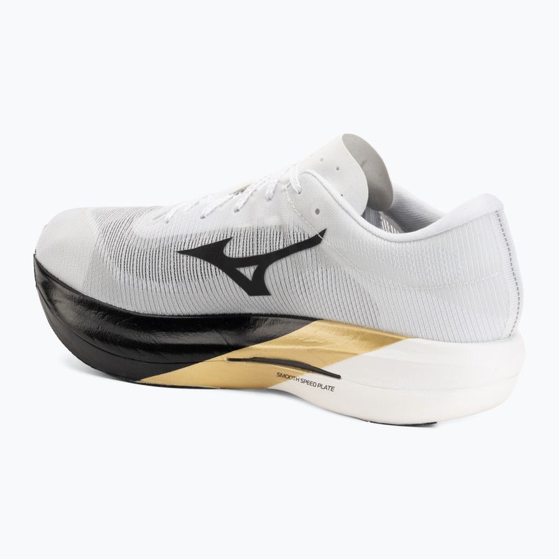 Buty do biegania Mizuno Hyperwarp Elite dazzling white/black/gold 3