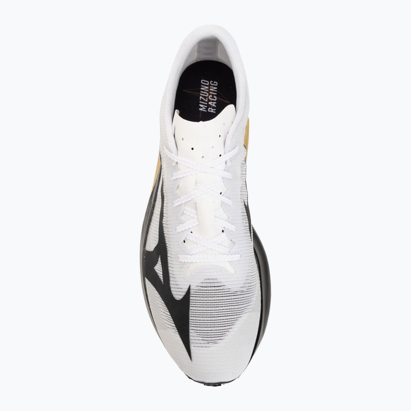 Buty do biegania Mizuno Hyperwarp Elite dazzling white/black/gold 5