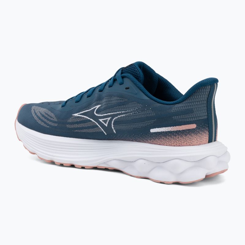Buty do biegania damskie Mizuno Wave Skyrise 7 sailor blue/white/rose elegance 3