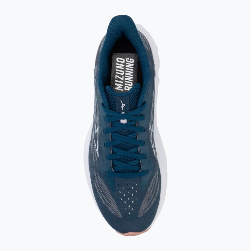 Buty do biegania damskie Mizuno Wave Skyrise 7 sailor blue/white/rose elegance 5