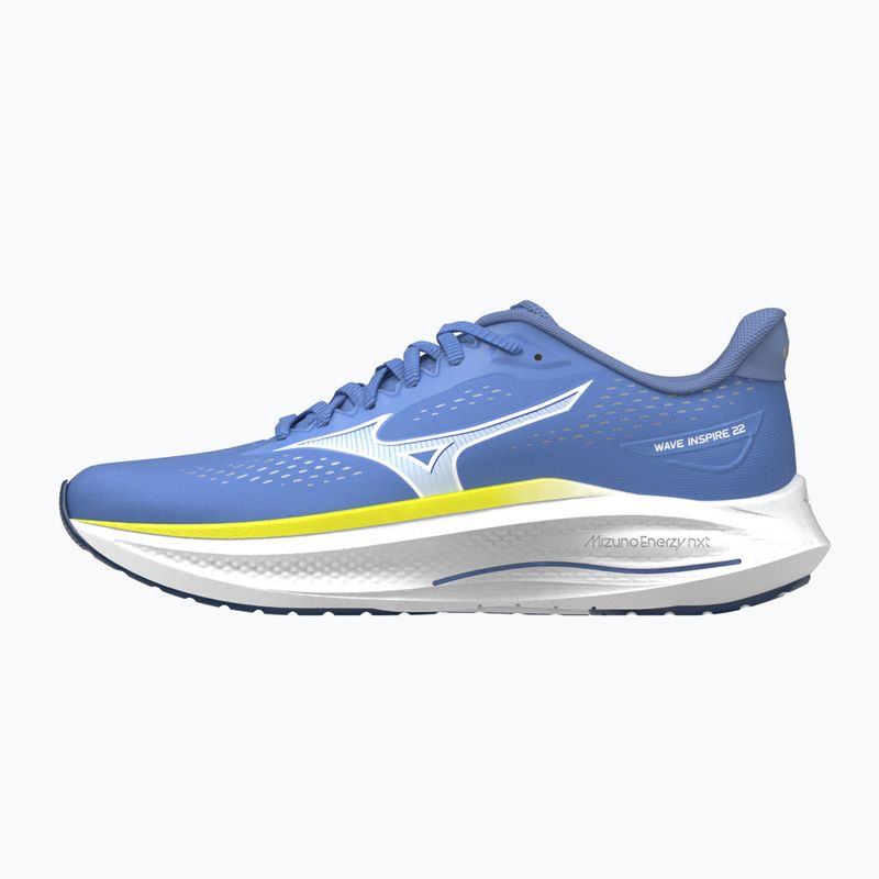 Buty do biegania damskie Mizuno Wave Inspire 22 ultramarine/white/lightning yellow 8
