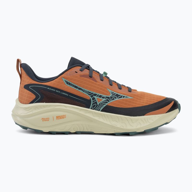 Buty do biegania męskie Mizuno Neo Lumina sunburn/gobling green/summer sand 2