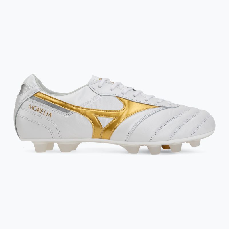 Buty piłkarskie Mizuno Morelia II Japan FG white/football gold/galaxy silver 2