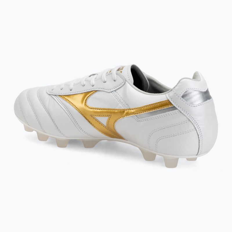 Buty piłkarskie Mizuno Morelia II Japan FG white/football gold/galaxy silver 3