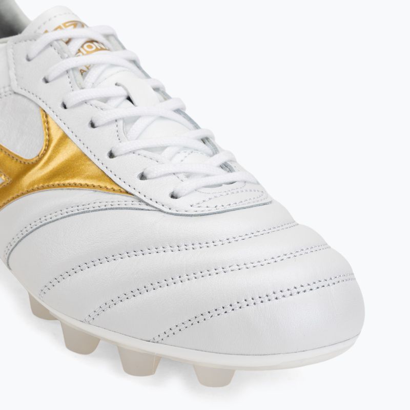 Buty piłkarskie Mizuno Morelia II Japan FG white/football gold/galaxy silver 7