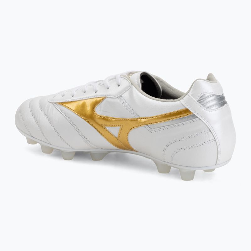 Buty piłkarskie Mizuno Morelia II Elite FG white/football gold/galaxy silver 3