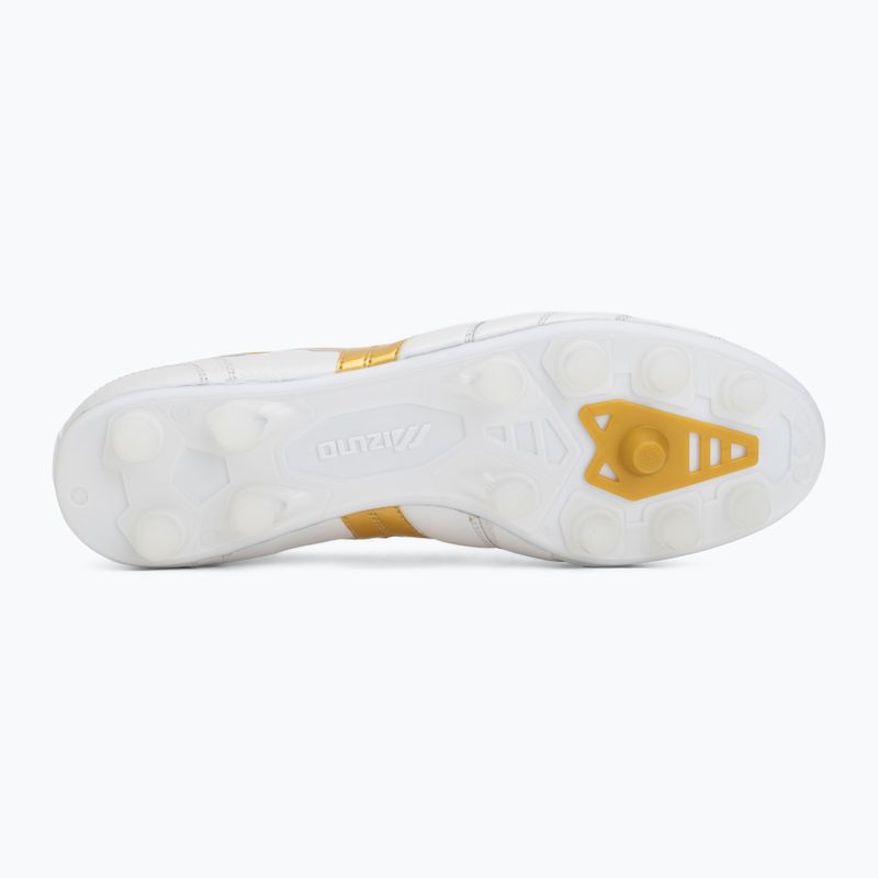 Buty piłkarskie Mizuno Morelia II Elite FG white/football gold/galaxy silver 4