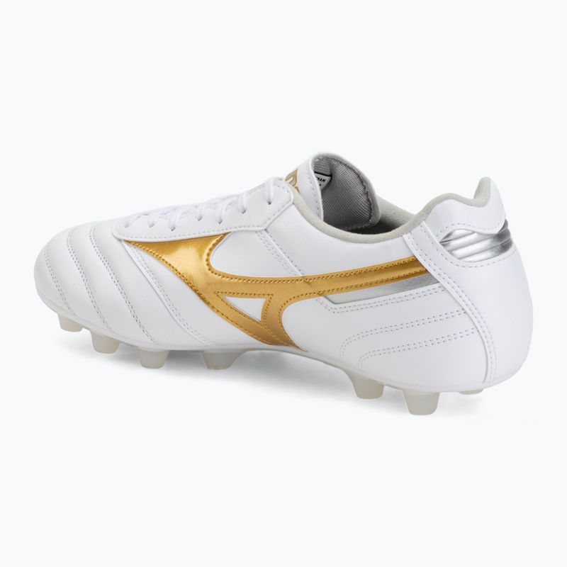 Buty piłkarskie Mizuno Morelia II Pro FG white/football gold/galaxy silver 3