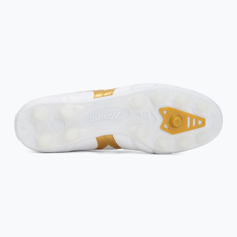 Buty piłkarskie Mizuno Morelia II Pro FG white/football gold/galaxy silver 4