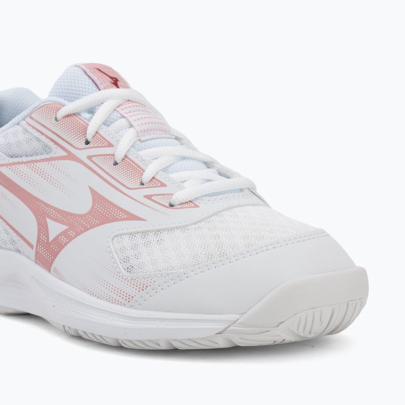 Buty do siatkówki damskie Mizuno Cyclone Speed 5 white/rose elegance/lava falls 7