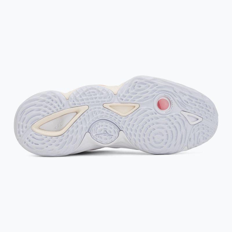 Buty do siatkówki damskie Mizuno Wave Momentum Elite Mid white/rose elegance/lava falls 4