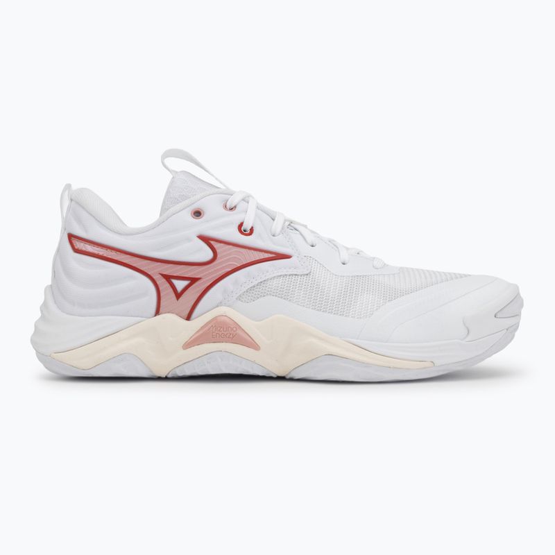 Buty do siatkówki damskie Mizuno Wave Momentum Elite white/rose elegance/lava falls 2