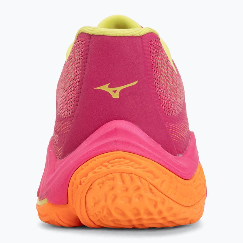 Buty do siatkówki Mizuno Wave Lightning Elite pink tetra/fortune yellow/ligh 6