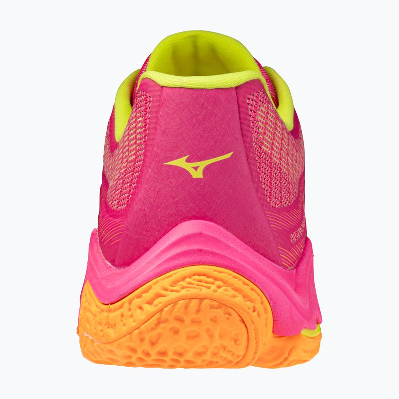 Buty do siatkówki Mizuno Wave Lightning Elite pink tetra/fortune yellow/ligh 3