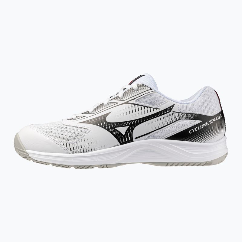 Buty do siatkówki Mizuno Cyclone Speed 5 white/black/fiery red 8