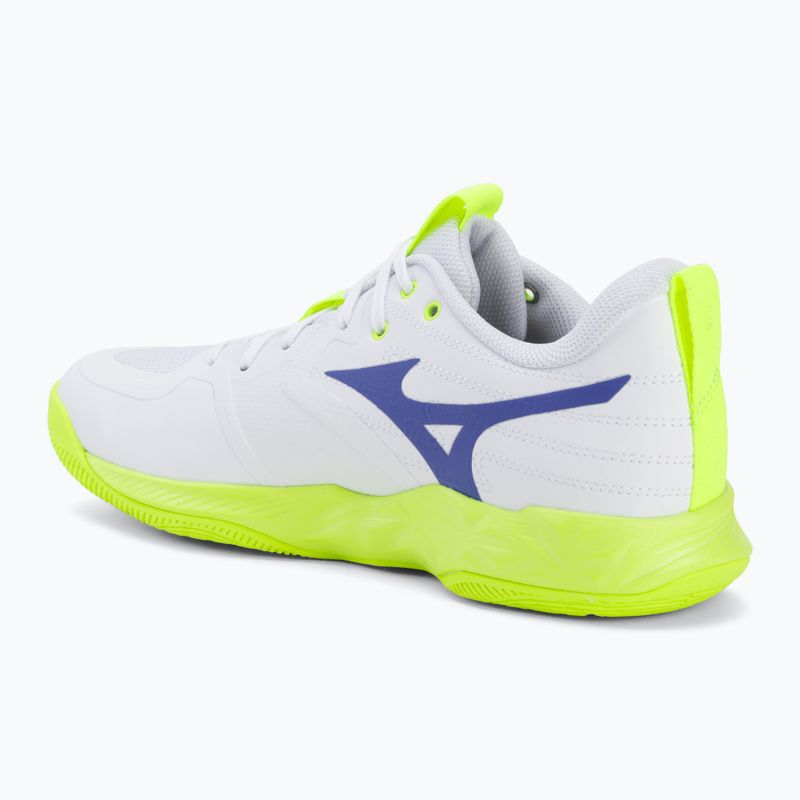 Buty do siatkówki Mizuno Wave Momentum Pro white/lightning yellow/dazzling blue 3