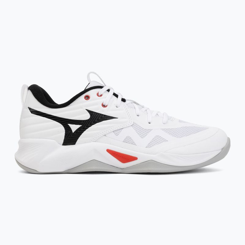 Buty do siatkówki Mizuno Wave Momentum Pro white/black/fiery red 2