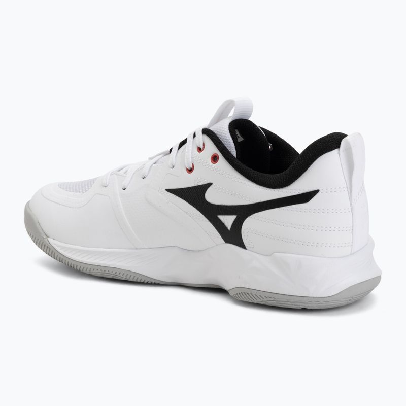 Buty do siatkówki Mizuno Wave Momentum Pro white/black/fiery red 3