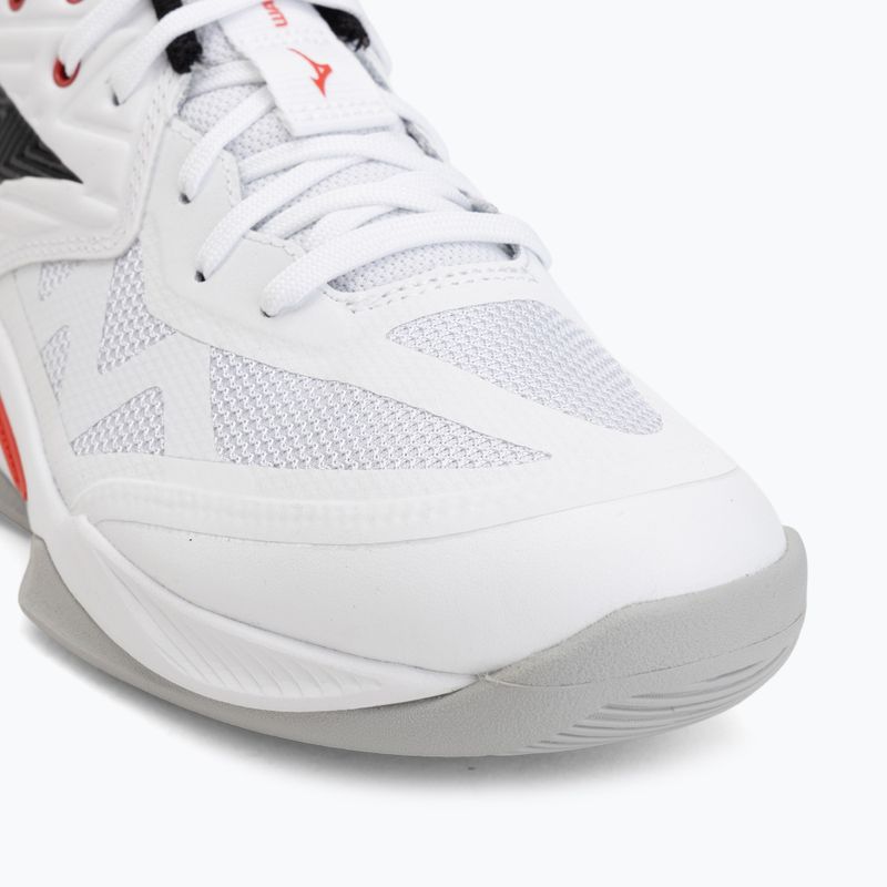 Buty do siatkówki Mizuno Wave Momentum Pro white/black/fiery red 7