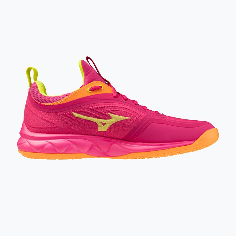 Buty do siatkówki Mizuno Wave Luminous 3 mugen pink tetra/fortune yellow/ligh 2