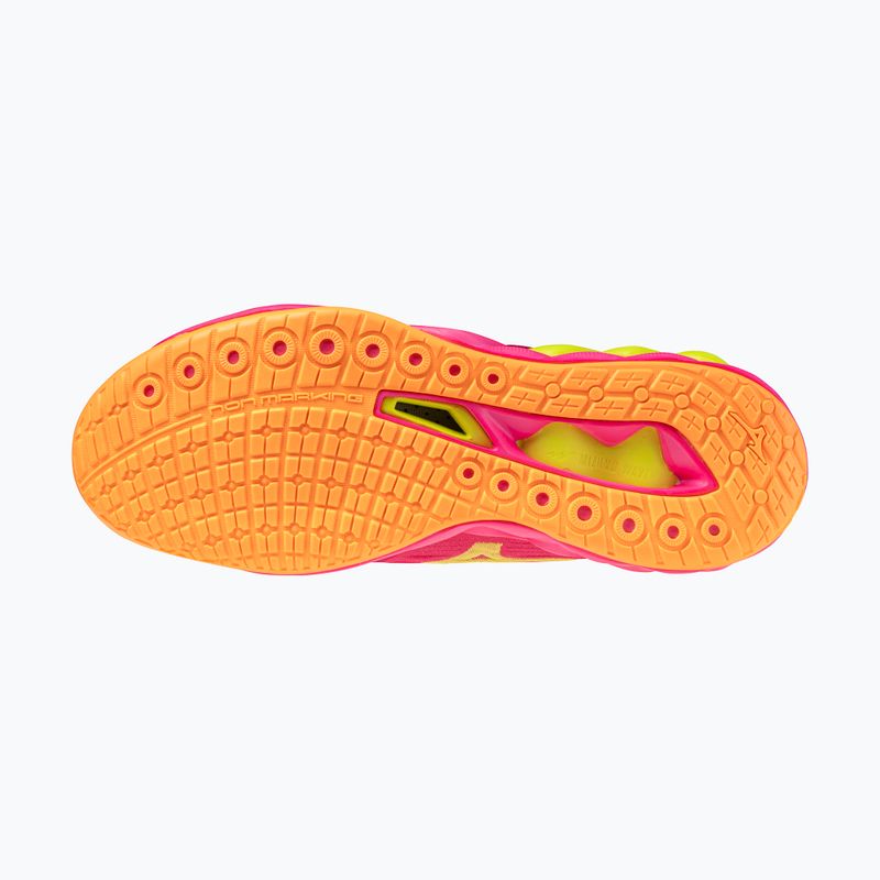 Buty do siatkówki Mizuno Wave Luminous 3 mugen pink tetra/fortune yellow/ligh 4