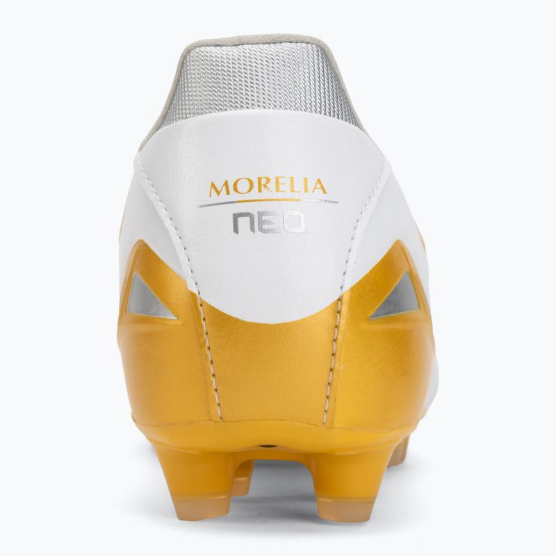 Buty piłkarskie Mizuno Morelia Neo IV Pro FG white/mp gold/cool gray 3c 6
