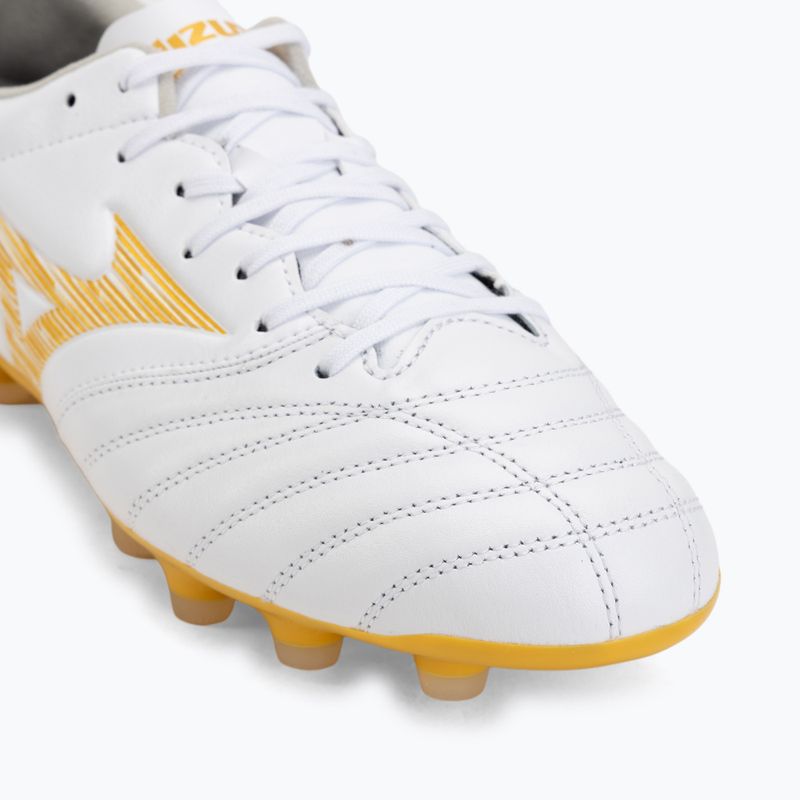 Buty piłkarskie Mizuno Morelia Neo IV Pro FG white/mp gold/cool gray 3c 7