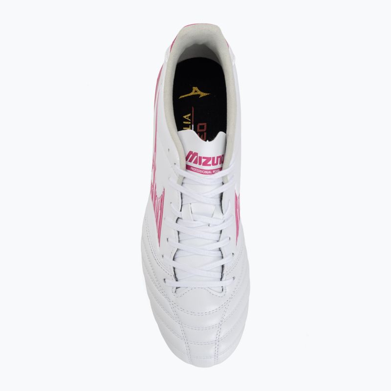 Buty piłkarskie Mizuno Morelia Neo IV Pro AG white/fuchsia purple/fuchsia purple 5