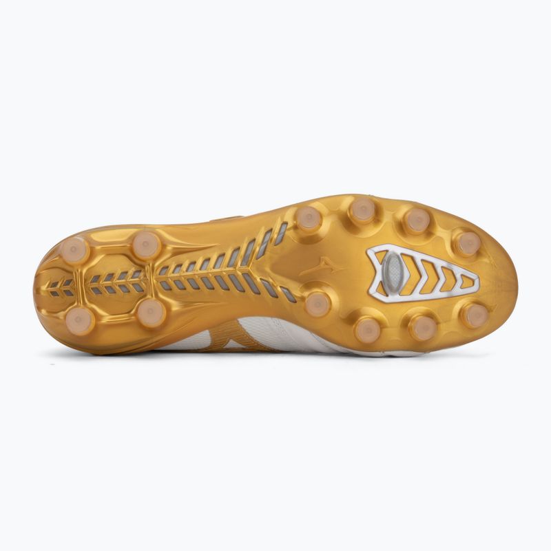 Buty piłkarskie Mizuno Morelia Neo IV Beta Japan FG white/mp gold/cool gray 3c 4