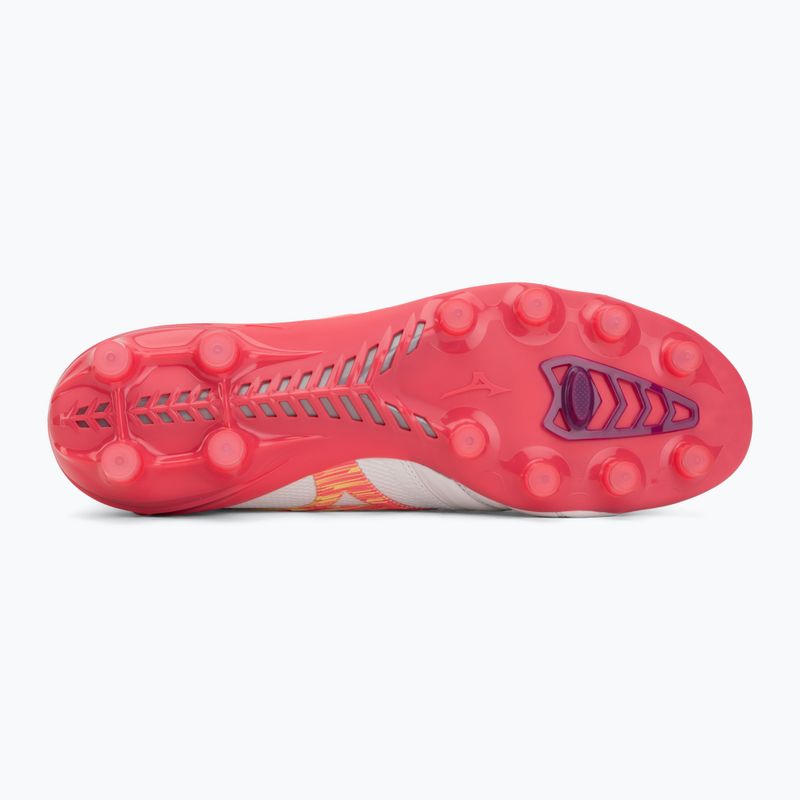 Buty piłkarskie Mizuno Morelia Neo IV Beta Japan FG white/pink tetra/fuchsia purple 4
