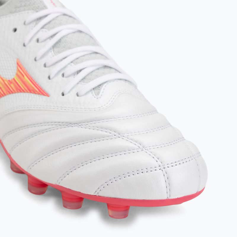 Buty piłkarskie Mizuno Morelia Neo IV Beta Japan FG white/pink tetra/fuchsia purple 7