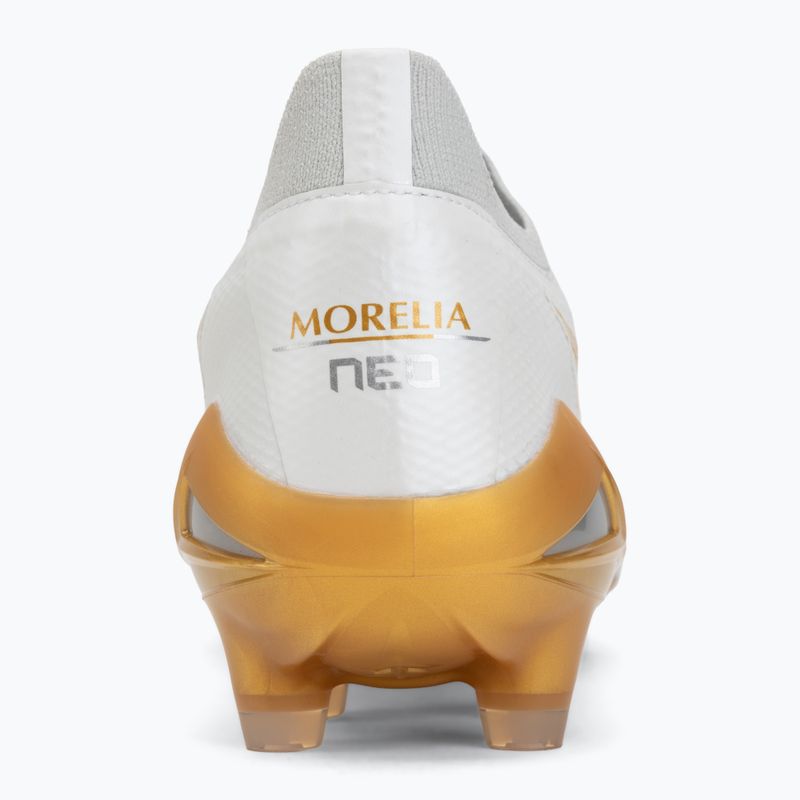 Buty piłkarskie Mizuno Morelia Neo IV Beta Elite FG white/mp gold/cool gray 3c 6