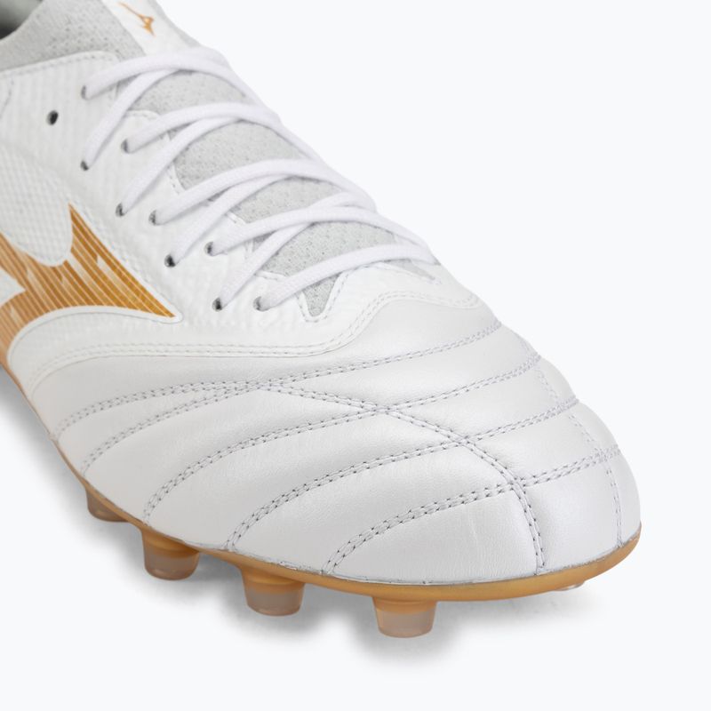 Buty piłkarskie Mizuno Morelia Neo IV Beta Elite FG white/mp gold/cool gray 3c 7