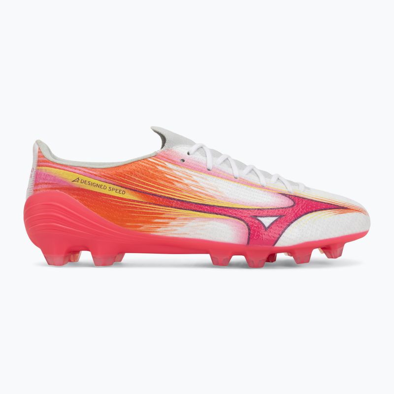Buty piłkarskie Mizuno Alfa III Pro FG white/fuchsia purple 2