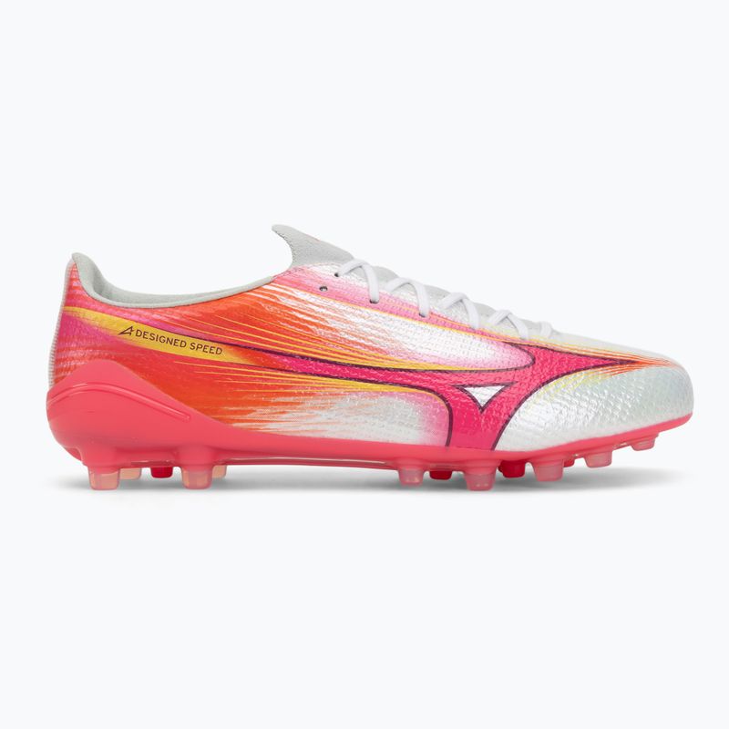 Buty piłkarskie Mizuno Alpha III Japan AG white/fuchsia purple 2