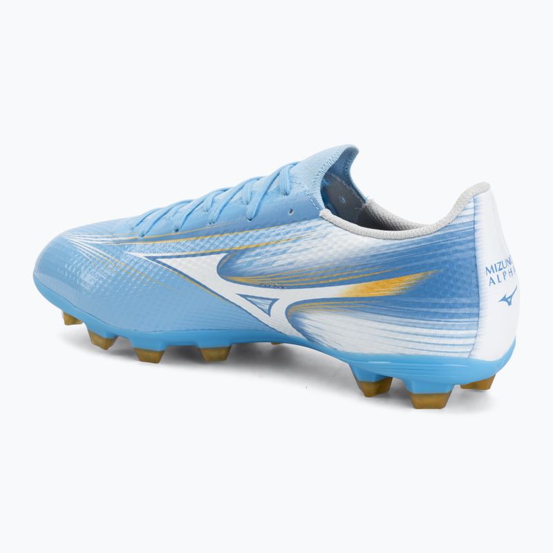 Buty piłkarskie Mizuno Alfa III Select FG celeste/white 3