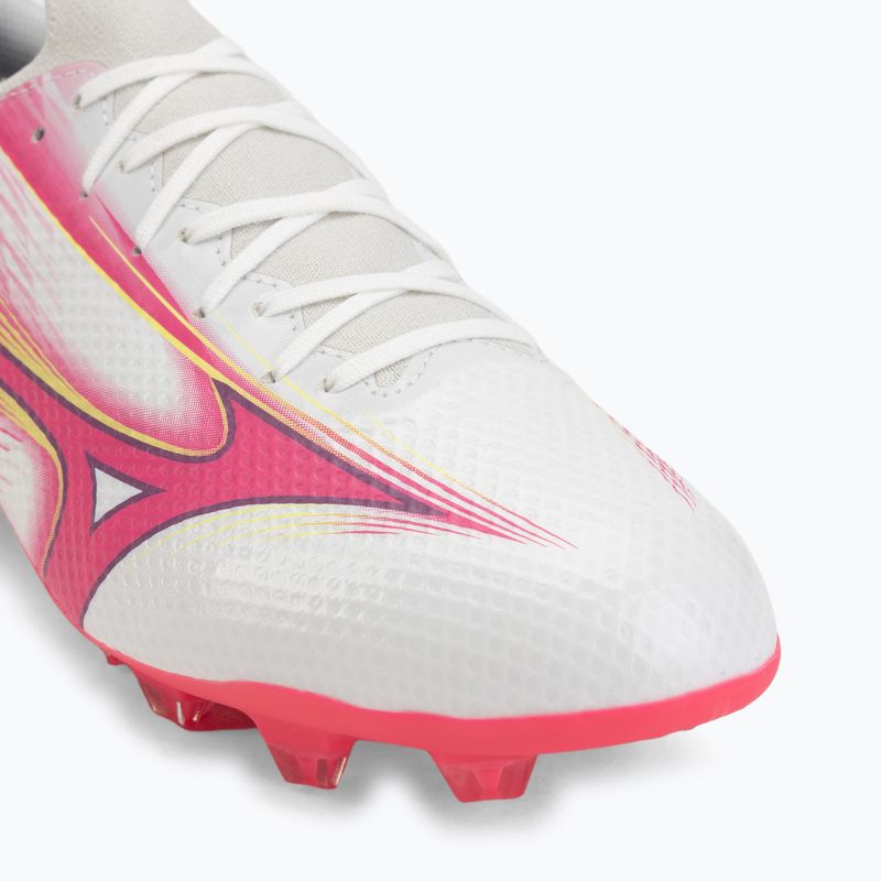 Buty piłkarskie Mizuno Alfa III Select FG white/fuchsia purple 7