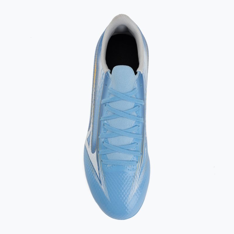 Buty piłkarskie dziecięce Mizuno Alfa III Select Jr FG celeste/white 5